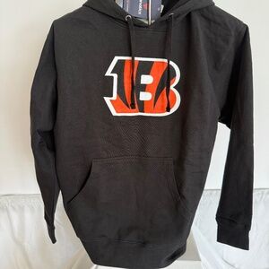 Fanatics Black Hoodie with Orange and White Logo